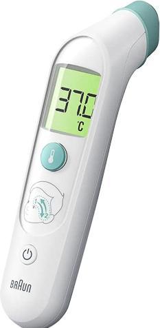 Actual product image Braun TempleSwipe forehead thermometer (colour-coded temperature display, safe, hygienic, fast, cli (Forehead)