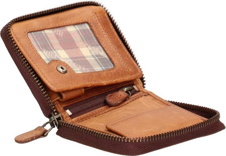 Actual product image Hill Burry Herren Geldbörse Aus Echtleder - Modell Bastian Nova - Mit Reissverschluss - 11.0 X 7.5 X 3.0 Cm