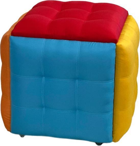 Produktbild Go Gift Puff-Transformator 5in1 - 5 Hocker in 1 mehrfarbigen Pouffe