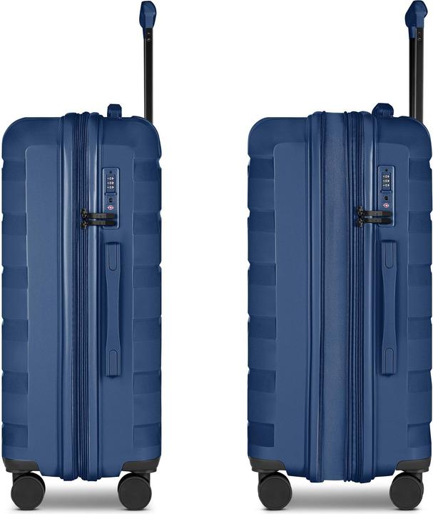 Produktbild D&N South Dakota 4 Rollen Trolley M 66 cm mit Dehnfalte (62 l)