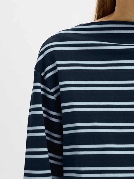 Immagine prodotto Selected U-Boot-Ausschnitt Oberteil mit langen Ärmeln (S)