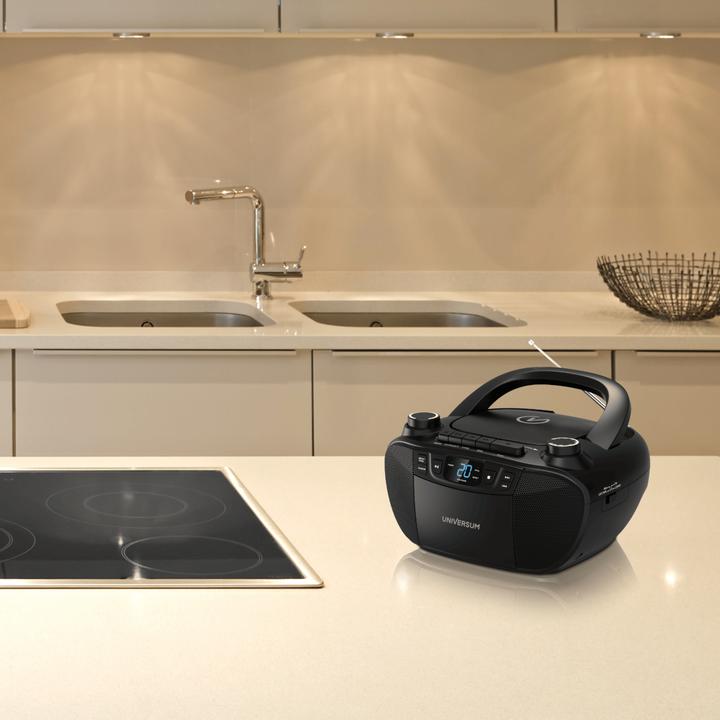 Produktbild Magni Universum BB 200 - tragbarer CD-Player mit Radio und Kassette - einfache Bedienung für Kinder & Seni (AM, FM)