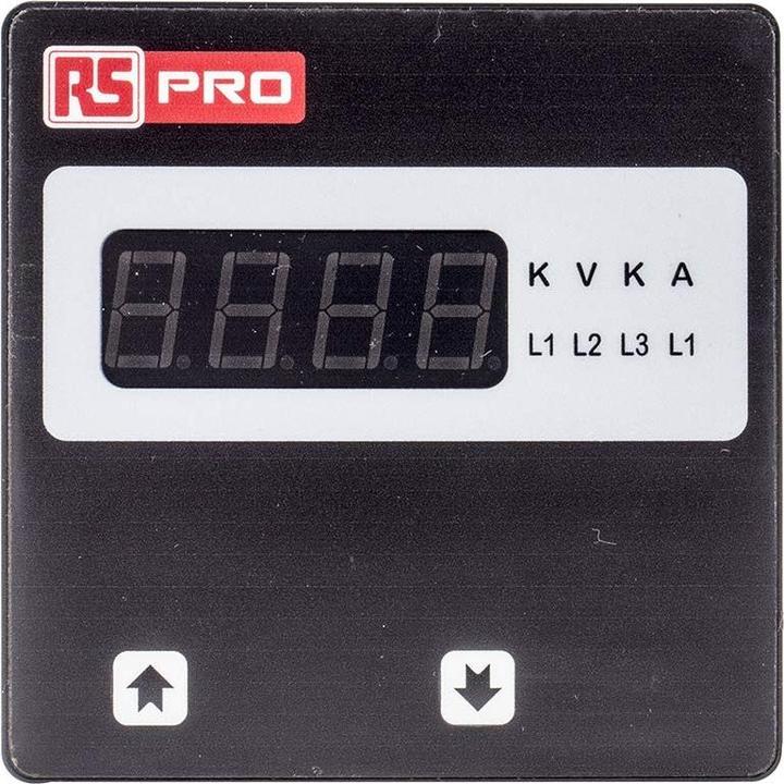 Produktbild RS PRO Dig Ammeter, 96x96, 1Ph, 40-300V ac/dc