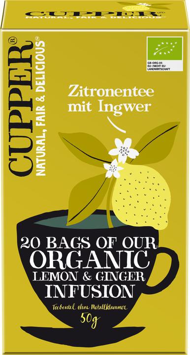 Cupper Zitronentee mit Ingwer (50 g)