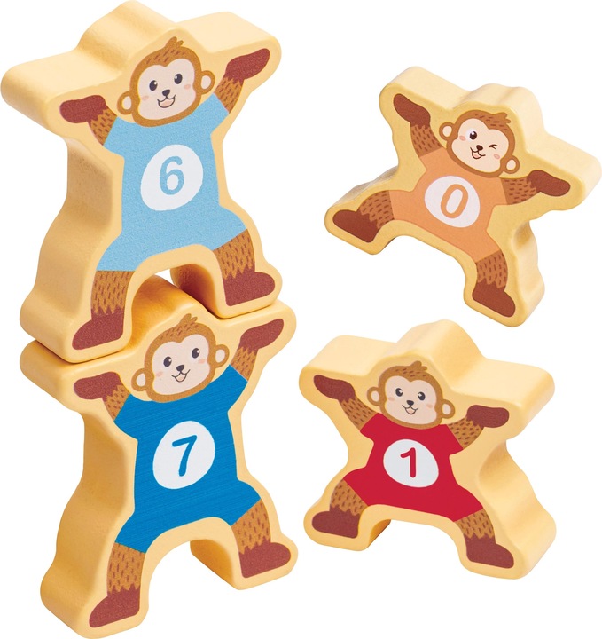 Actual product image Hape Monkey and Numbers Toy Train