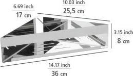 Image du produit Wenko Genova (36 x 17 x 8 cm)
