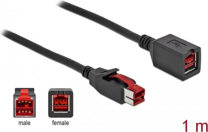 Produktbild Delock PoweredUSB extension cable (1 m)