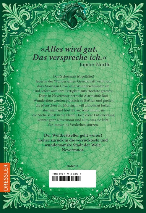 Produktbild Nevermoor 3 (Deutsch, Jessica Townsend, Heinrich Koop, Franca Fritz, Eva Schöffmann-Davidov, 2021)