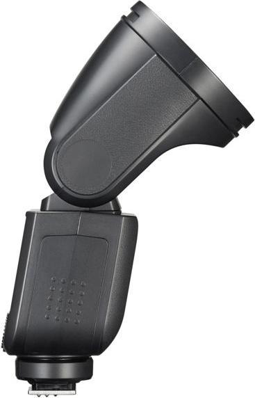 Actual product image Godox V1mid O - Round head flash with battery for Olympus/Panasonic (Plug-on flash, Micro FourThirds)