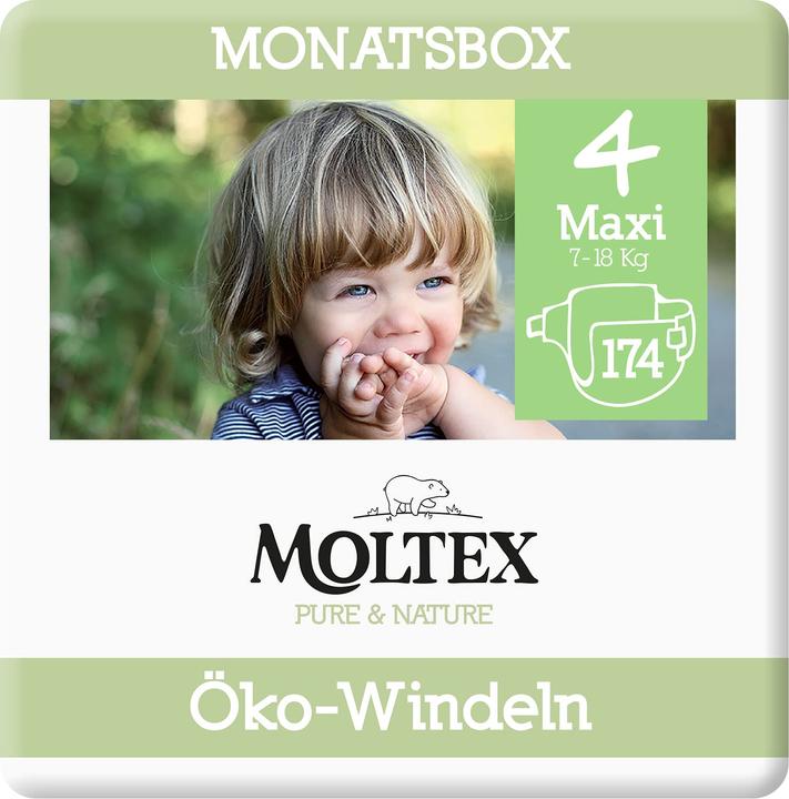 Moltex Öko Couches, taille 4 Maxi (Taille 4, Pack)
