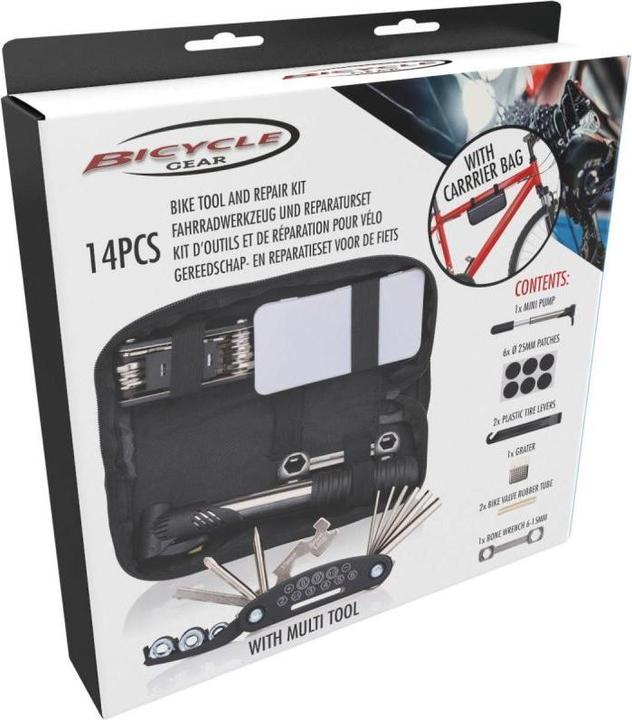 Actual product image Bicycle Gear Bicycle tool set 14pcs