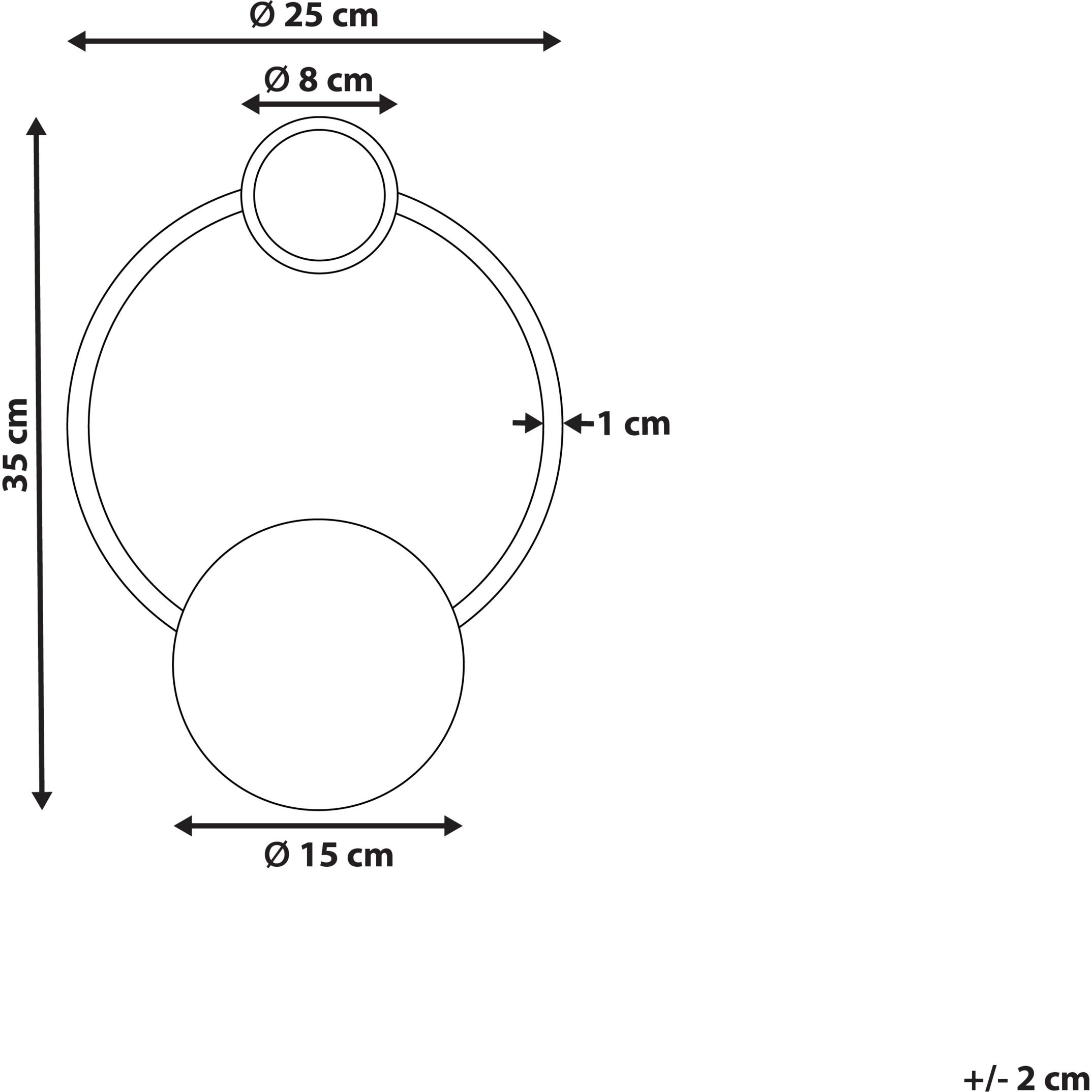 Thumbnail - Beliani, Wandleuchte + Deckenleuchte, Ponuga (190 lm)