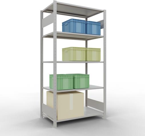 Actual product image Schulte Lagertechnik MULTIplus85 basic racking system with length ledgers