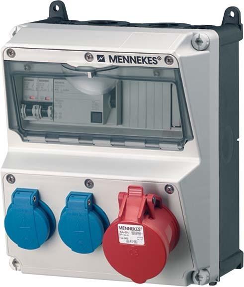 Actual product image Mennekes MEN 920007 Socket outlet combination AMAXX (2 x, CEE 63/5)