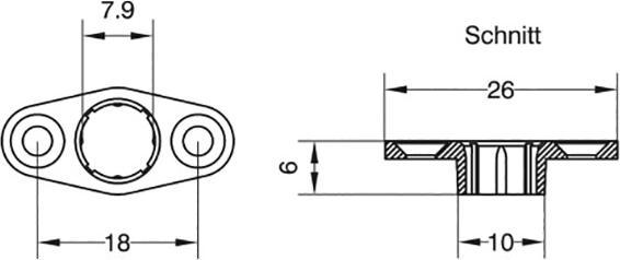 Actual product image Werkstarck Mounting flange MK-3000-11