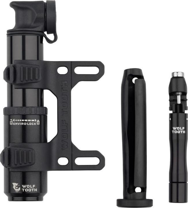 Wolf Tooth EnCase System Pump, 40cc, incl. Chain + Tire Plug Multitool Set, Framemount