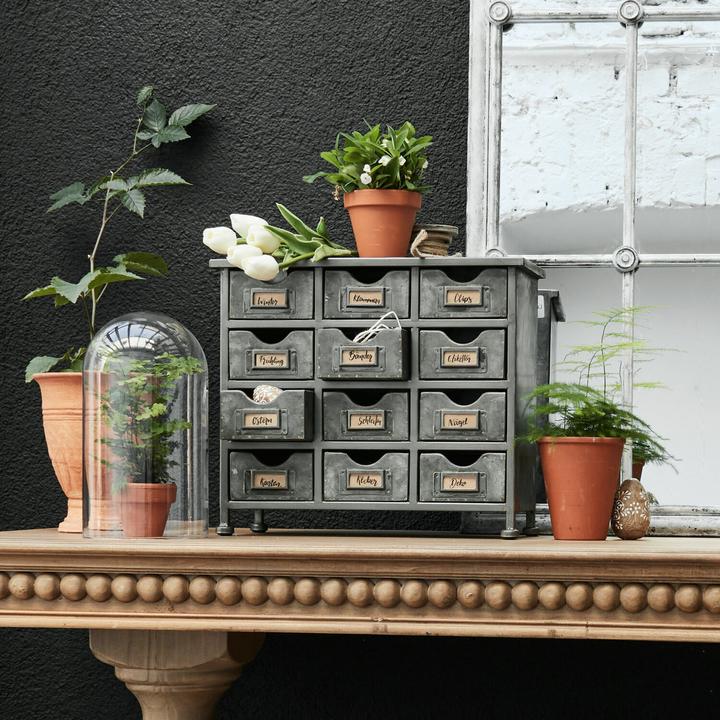 Produktbild Loberon Organizer Serena grau (37 x 16 x 32 cm)