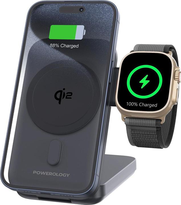 Produktbild Powerology 3 in 1 MagSafe Powerbank 10000 mAh (10000 mAh, 20 W)