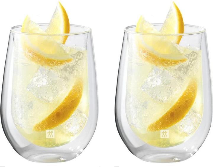 Produktbild Zwilling Sorrento "Bar" Longdrink Glas doppelwandig, 2er Set, 350 ml (3.50 dl, 2x, Longdrinkgläser)