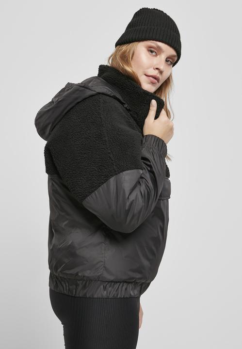 Produktbild Urban Classics Ladies Sherpa Mix Pull Over Jacket (L)