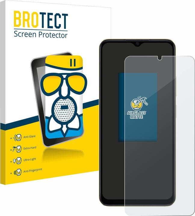 Productafbeelding BROTECT AirGlass Matte kogelwerende glasfolie (1 Stuk, Oppo A38)