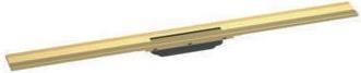 Produktbild hansgrohe Duschrinne RainDrain Flex, kürzbar, Wandmontage 1000mm polished gold (1000 mm)
