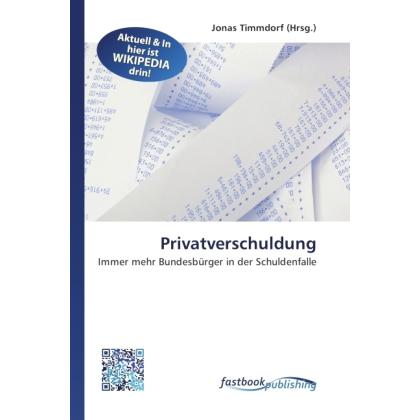 Privatverschuldung, Fachbücher von Jonas Timmdorf