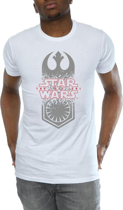 Actual product image Star Wars Mens The Last Jedi Symbol Crash T-Shirt (XL)