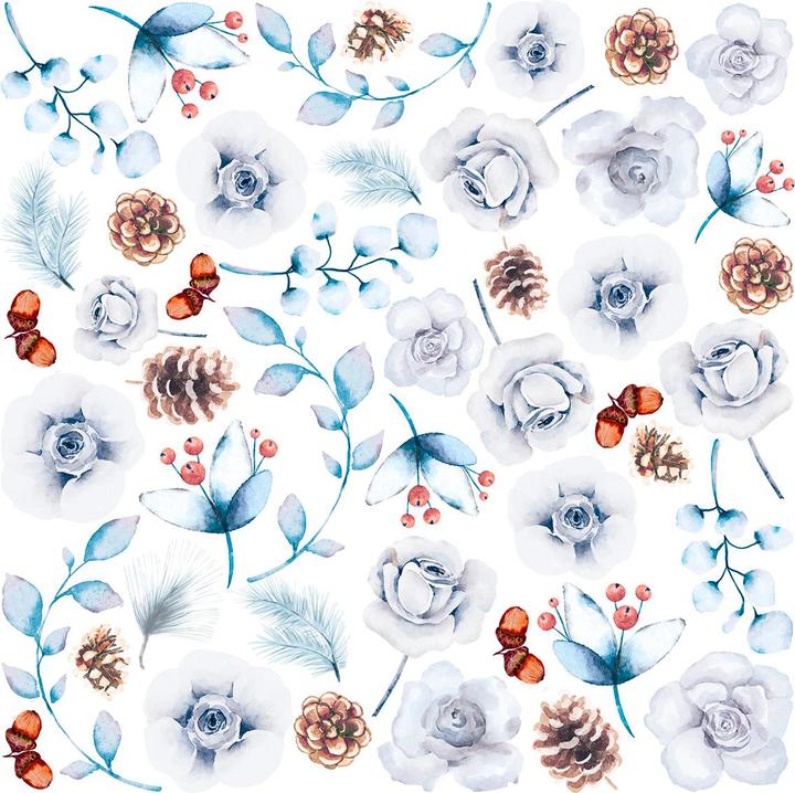 Produktbild Ciao Bella Vellum Paper "Winter Journey", 15 x 15 cm, 6 Blatt (90 g/m², 1x)