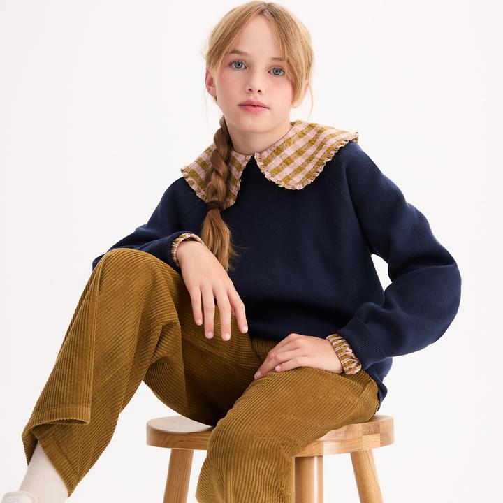 Produktbild La Redoute Collections Feinstrickpullunder mit rundem Ausschnitt (140)