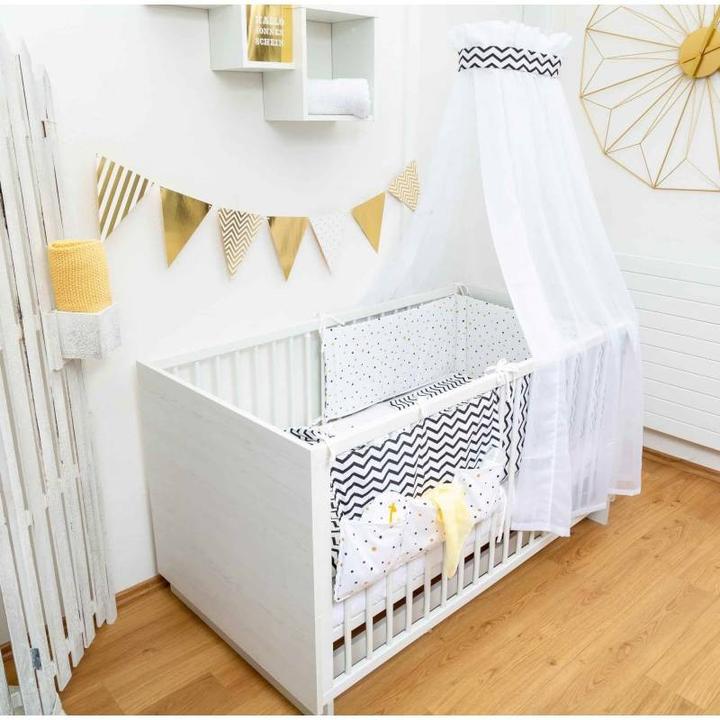 Produktbild Zewi Babybett Vorhang mit Schleife