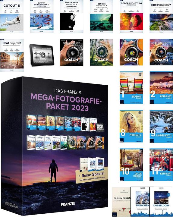 Produktbild Franzis Das Mega-Fotografie-Paket 2023
