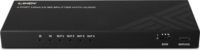 Image du produit Lindy Splitter 4 ports HDMI 8K60 avec audio