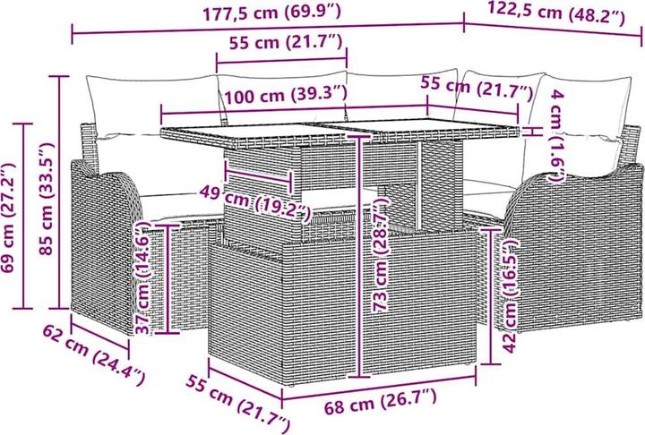 Produktbild vidaXL Hank
