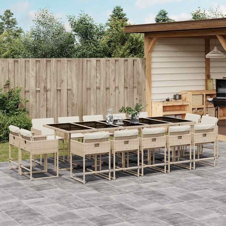 Produktbild vidaXL Garten Essgruppe (275 x 106 x 73 cm)