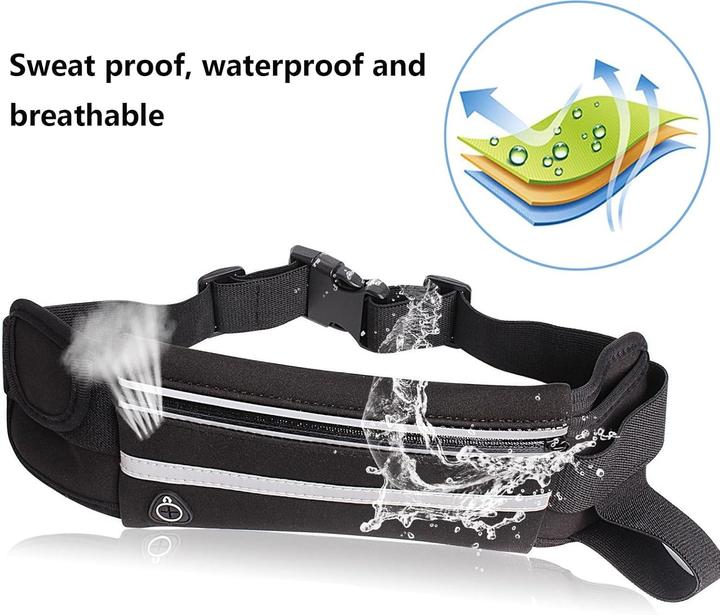 Produktbild Swissdetector Wasserdichte Gürteltasche mit verstellbarem Gürtel - Outdoor - Mixed
