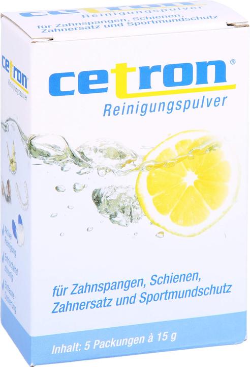 Immagine prodotto Scheu-Dental polvere detergente cetron per apparecchi ortodontici, stecche, dentiere e paradenti sportivi, 5