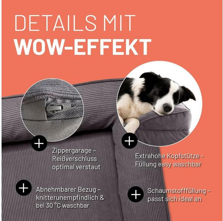 Produktbild Lumaland Hundebett Indoor Cord M (Hund)