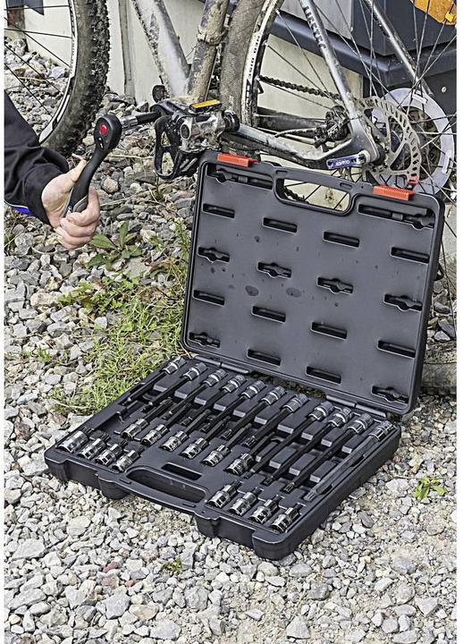 Actual product image Vigor Internal multi-tooth screwdriver bit set (XZN) ∙ V1918 ∙ Square 12.5 mm (1/2 inch) ∙ Internal...