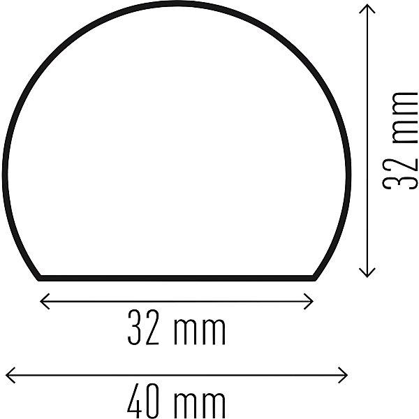 Produktbild Durable Flächenschutzprofil S30R /schwarz selbstkl