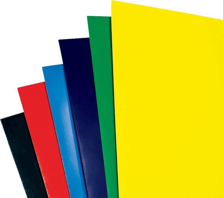 Produktbild GBC HiGloss Umschlagmaterial blau/weiss