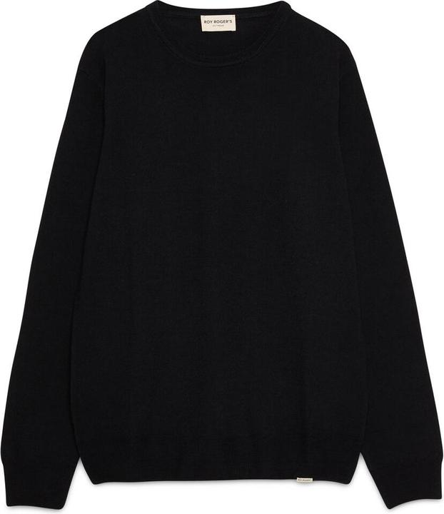 Produktbild Roy Roger's Roy Roger’s Men’s Black Crew Neck Sweater. (M)
