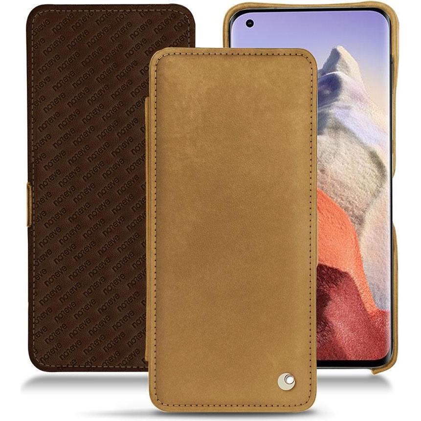 Noreve Lederschutzhülle horizontal (Xiaomi Mi 11 Ultra), Smartphone Hülle, Braun