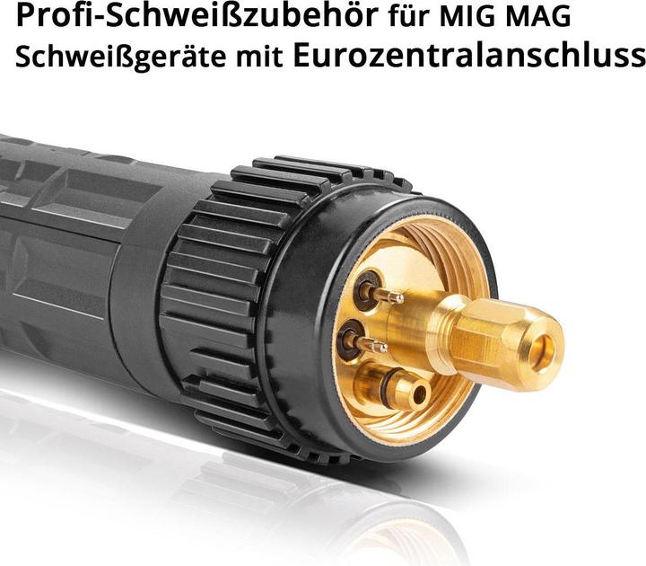 Actual product image Stahlwerk AK25 MB25 welding torch 3 m hose package for MIG MAG welding machines