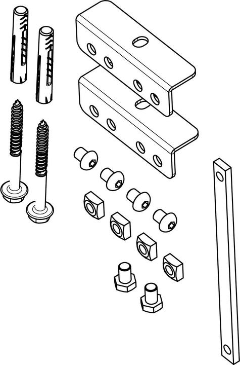 Vogels Pfa 9126 Pfb 34xx Bracket Kit