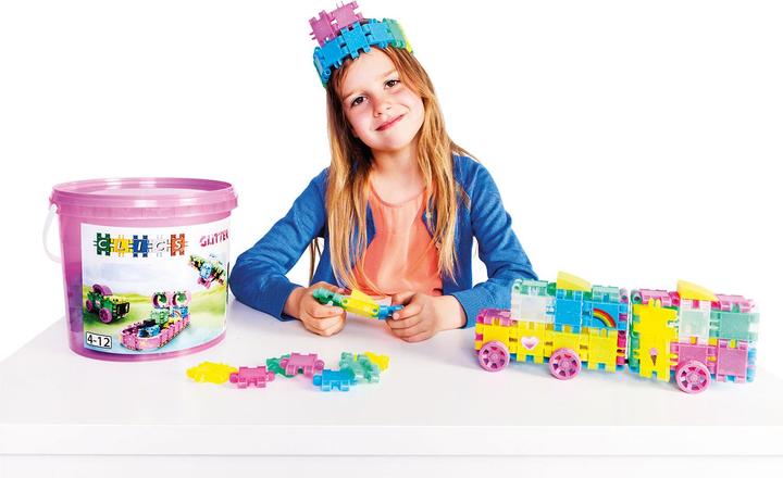 Produktbild Clics Building Blocks - Glitzerbaukasten 8in1