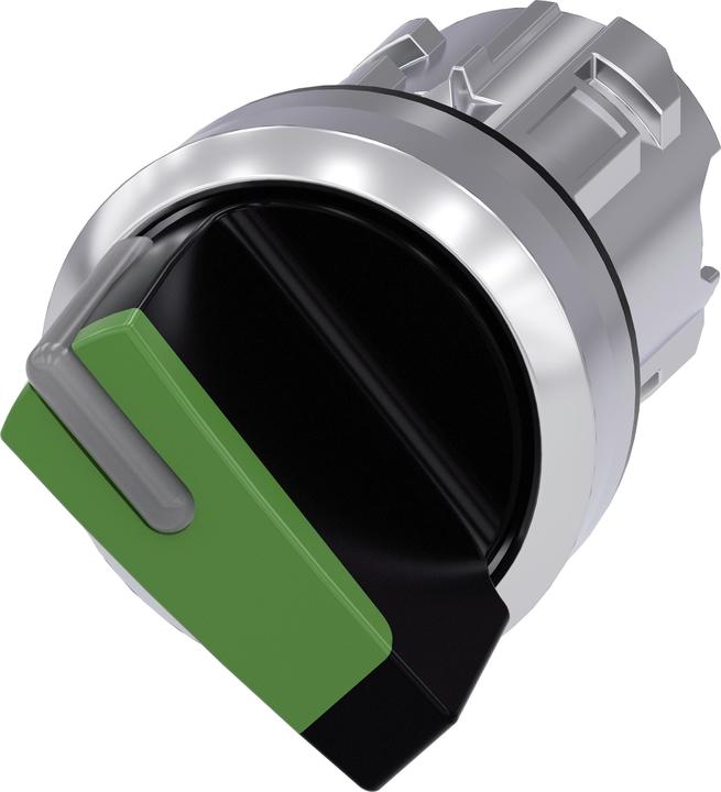 Actual product image Siemens Selector switch 22mm green O-I