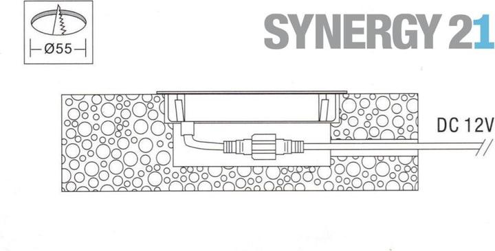 Actual product image Synergy 21 LED recessed floor spotlight ARGOS round inG IP67 cw (IP67)