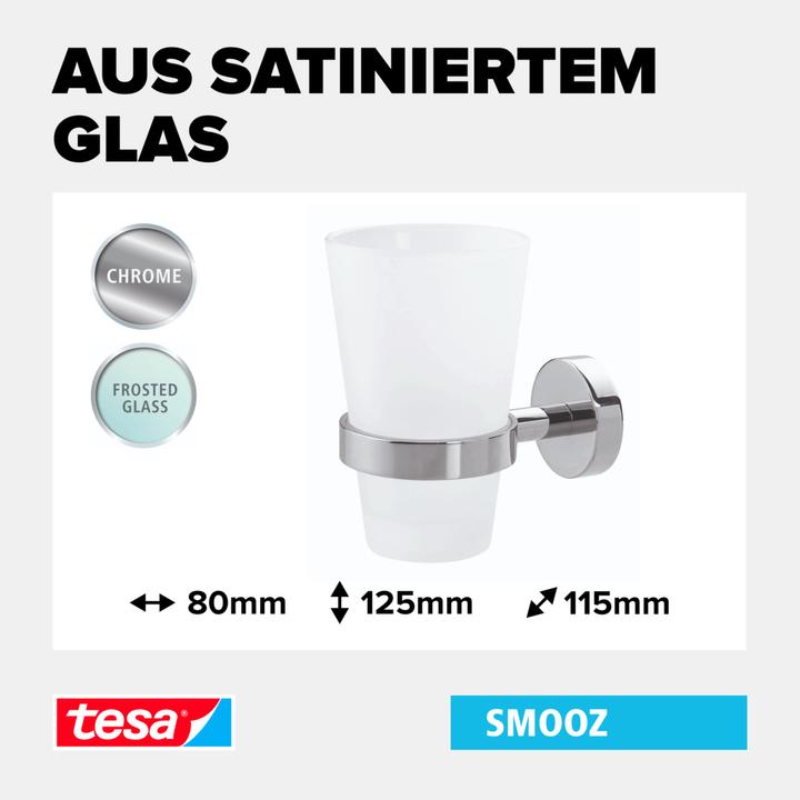 Actual product image tesa SMOOZ - Mouth glass holder (8.5 x 13.5 x 15.5 cm)