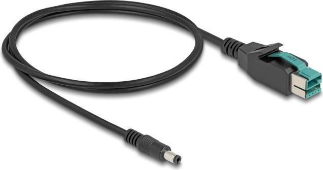 Produktbild Delock PoweredUSB Kabel Stecker 12 V zu DC 5,5 x 2,5 mm Stecker 2 m (1 m)